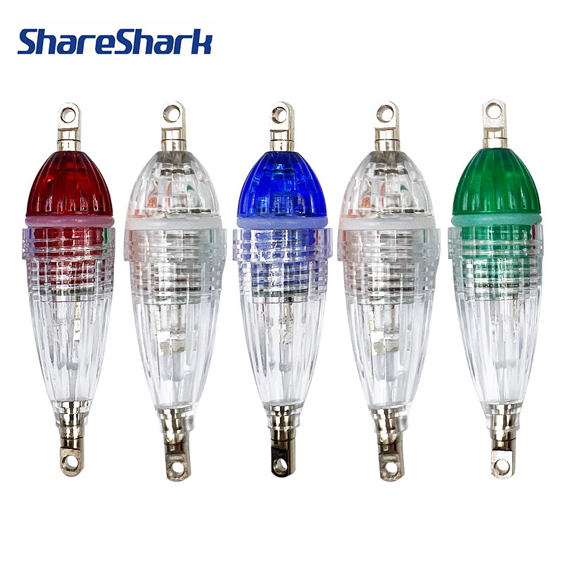 Bite Alarm Fishing - ShareShark 5 pièces/sac, lumière LED clignotante