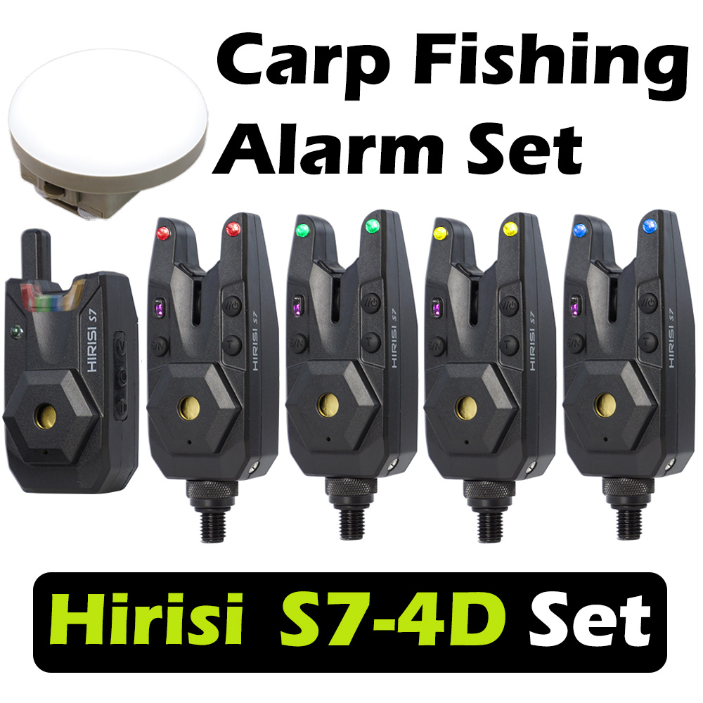 Bite Alarm Fishing - Ensemble d'alarmes de morsure sans fil