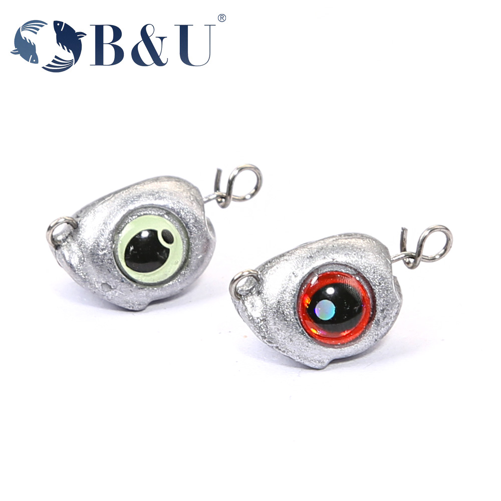 Fishing Equipment Lures - B&U Swing Jig Head Cheburashka Sinker,