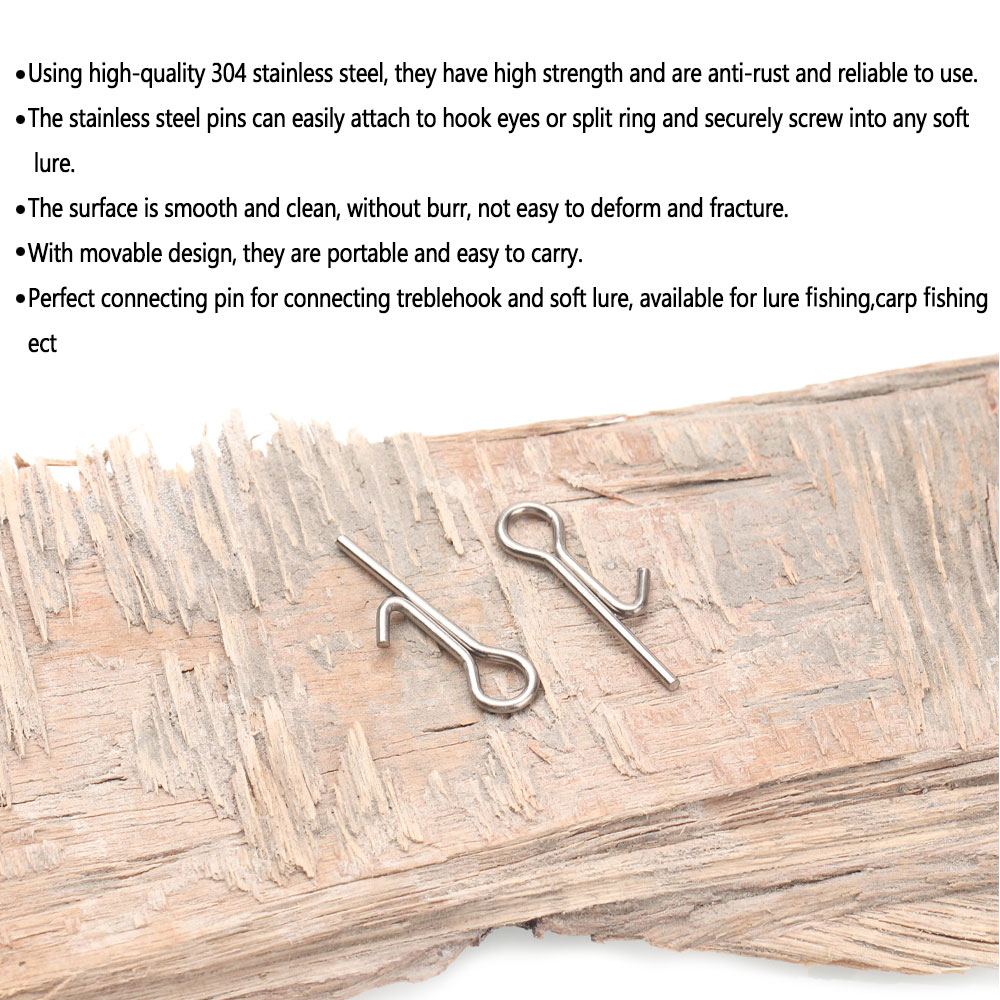 50/100 pièces Épingles de fixa - Fishing Equipment Lures avis et prix