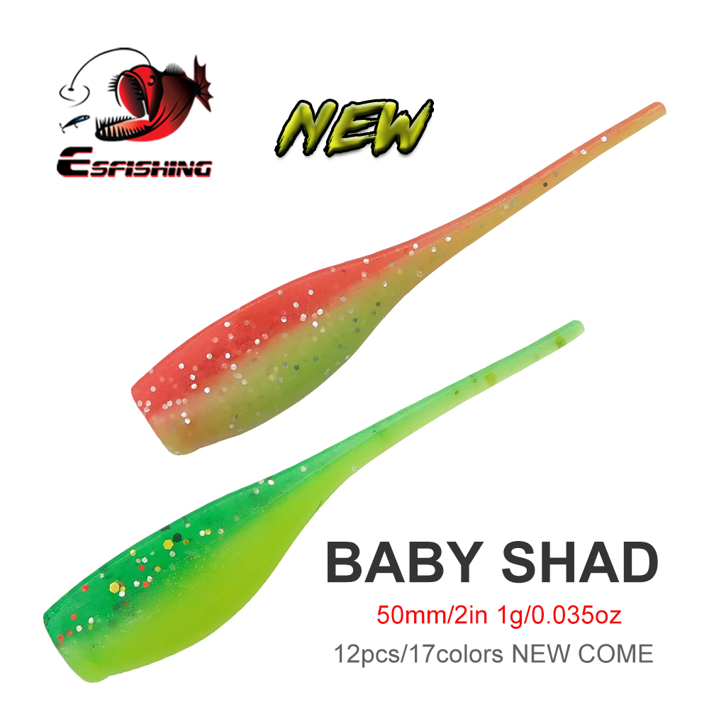 ESFISHING Baby Shad 50mm Leurr - Fishing Equipment Ebay avis et prix